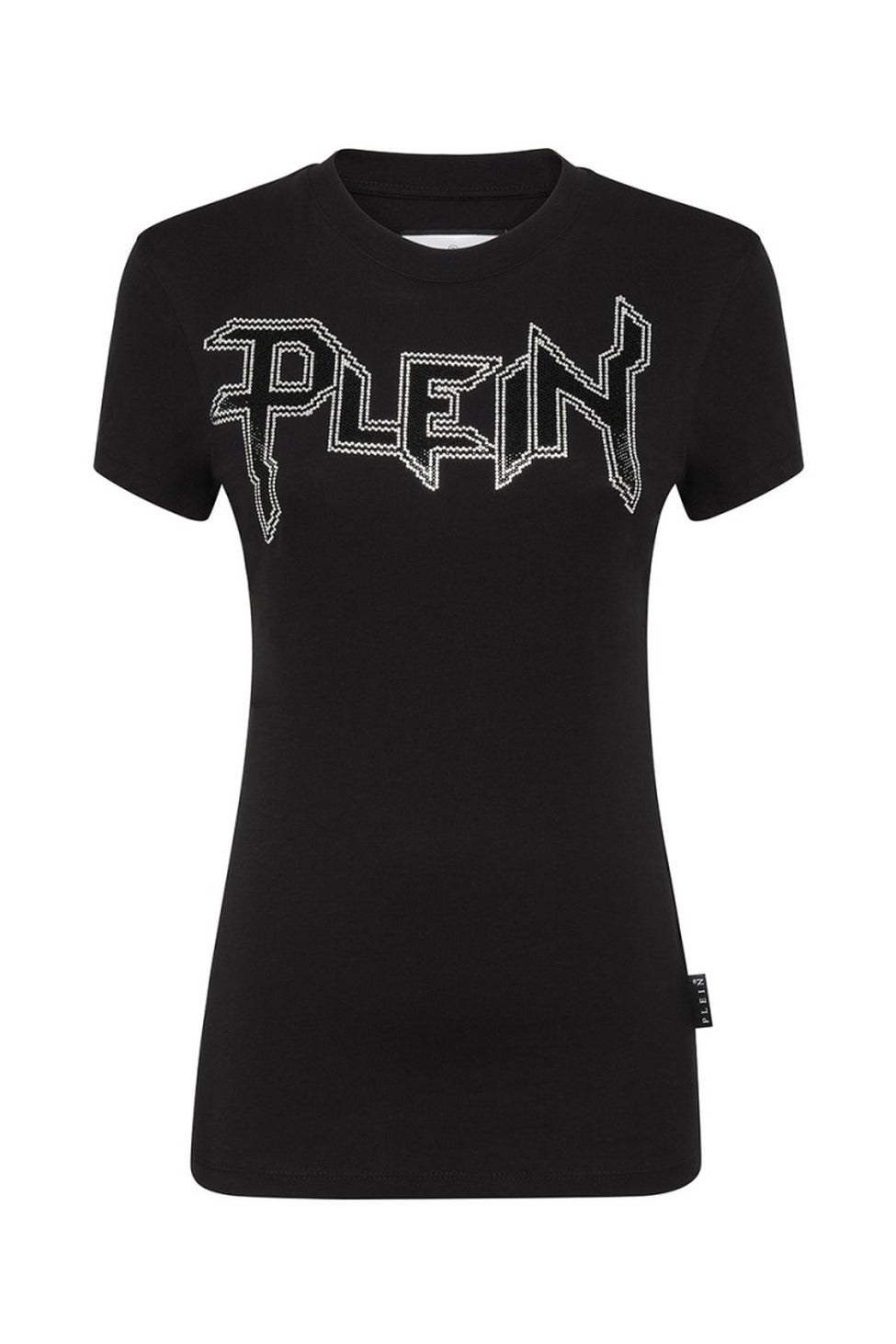 Embellished Logo T-Shirt With Cotton Fabric And Tailored Fit