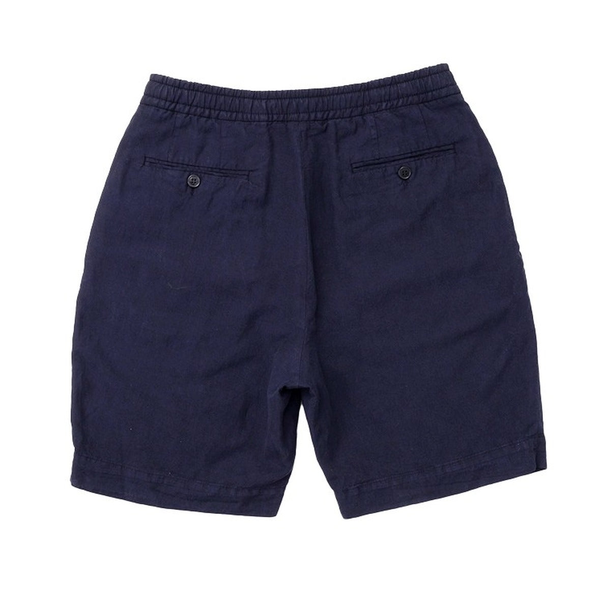 Adjustable Grosgrain Drawstring Blue Shorts