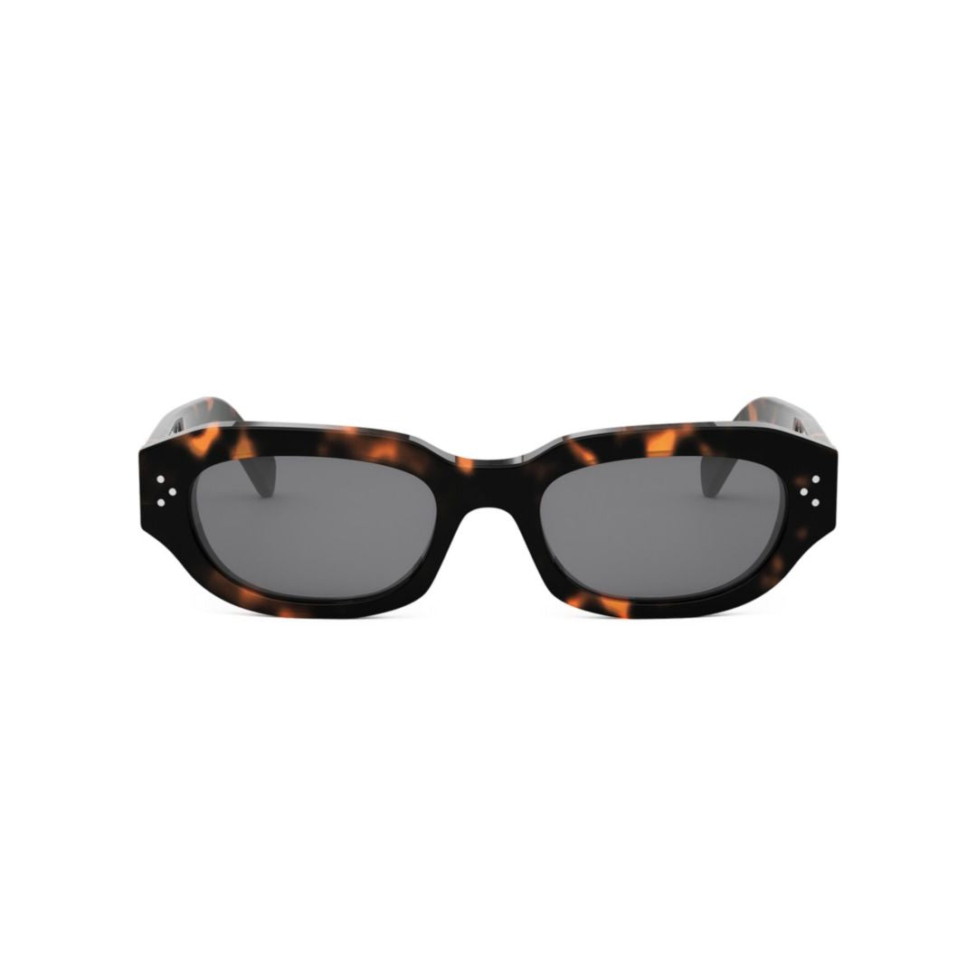 Cl40314i Rectangular Tortoiseshell Sunglasses
