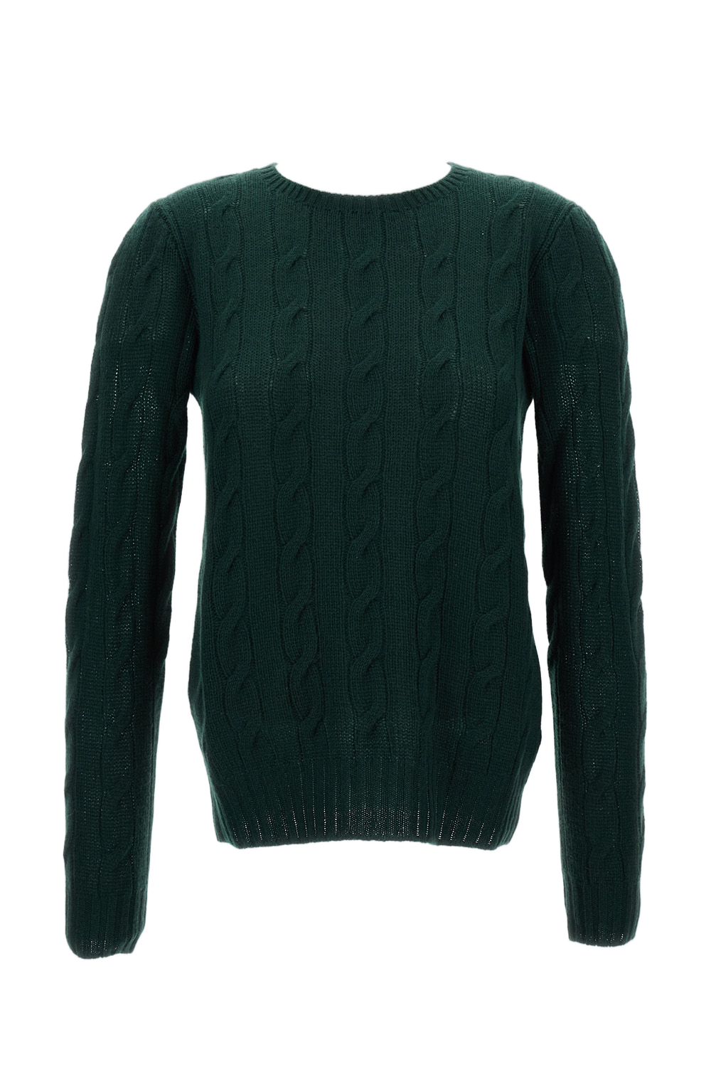 Classic Cable Knit Crewneck Sweater