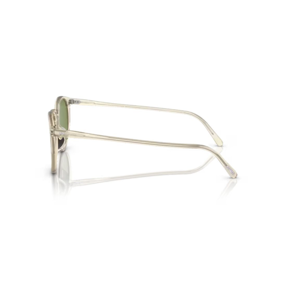0ov5183s Translucent Acetate Sunglasses with Round Green Lenses