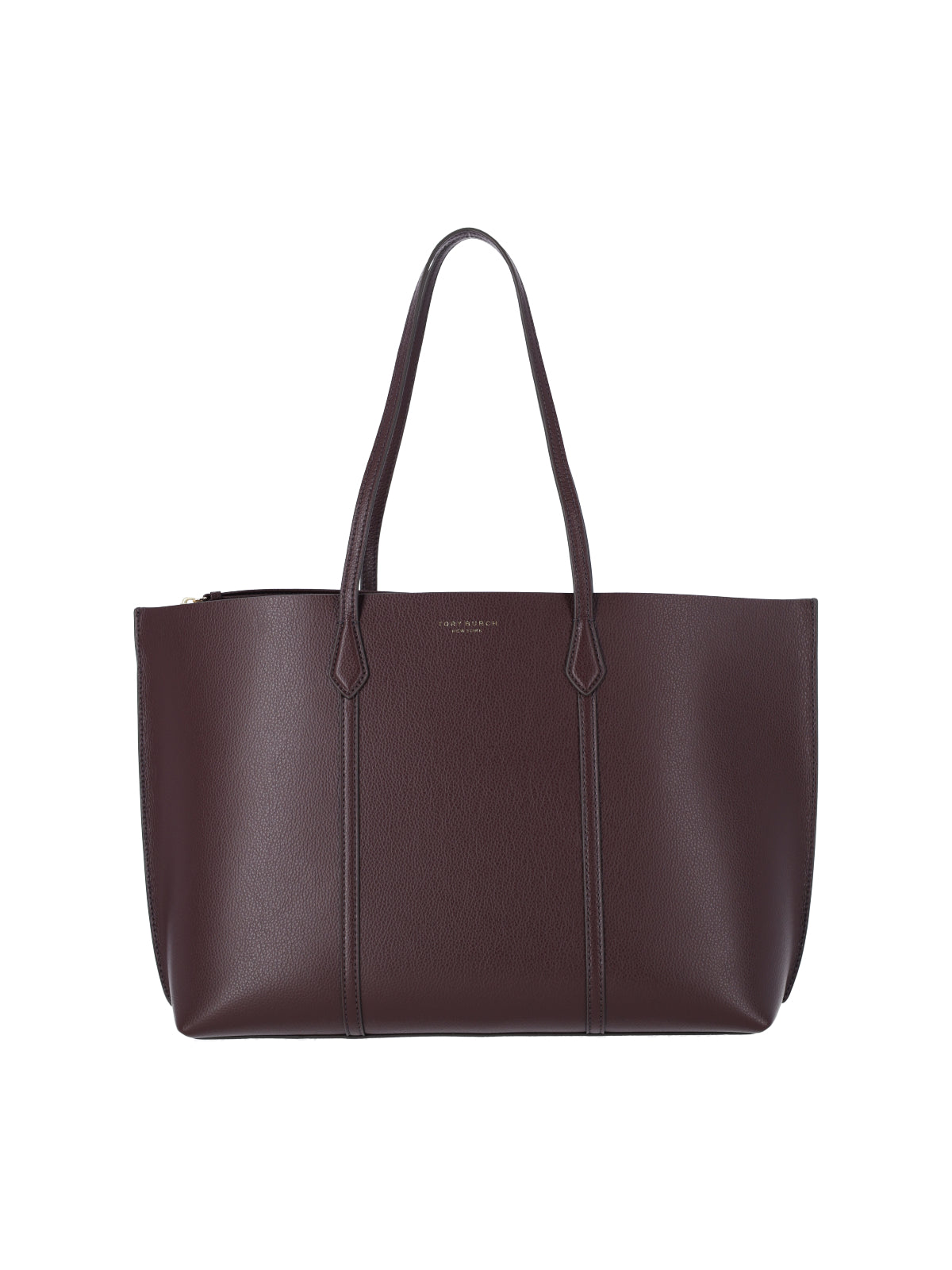Burgundy Perry Embossed Logo Tote Bag