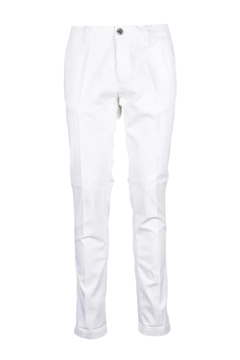 Stretch Chino Trousers - White