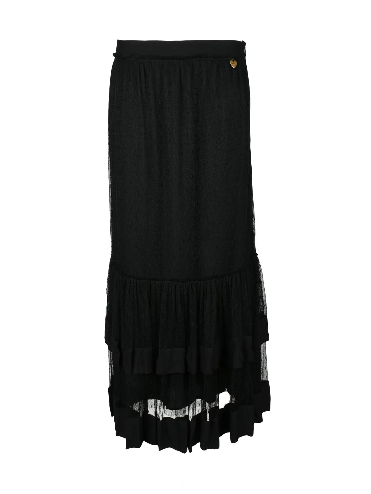 Black Viscose Skirt