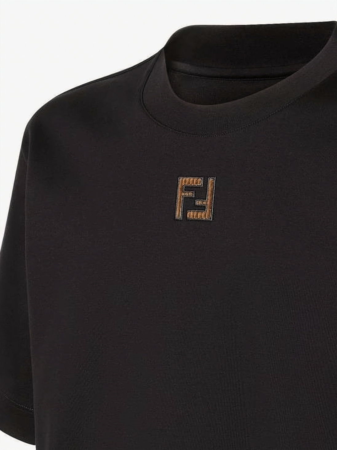 Relaxed Fit Black Cotton T-Shirt