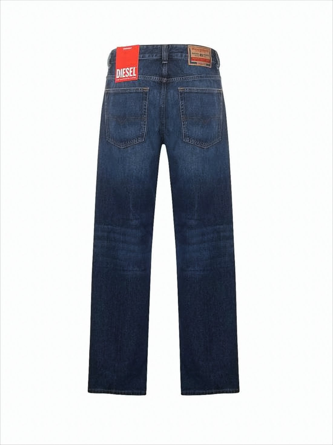 Straight-Leg Denim Pants