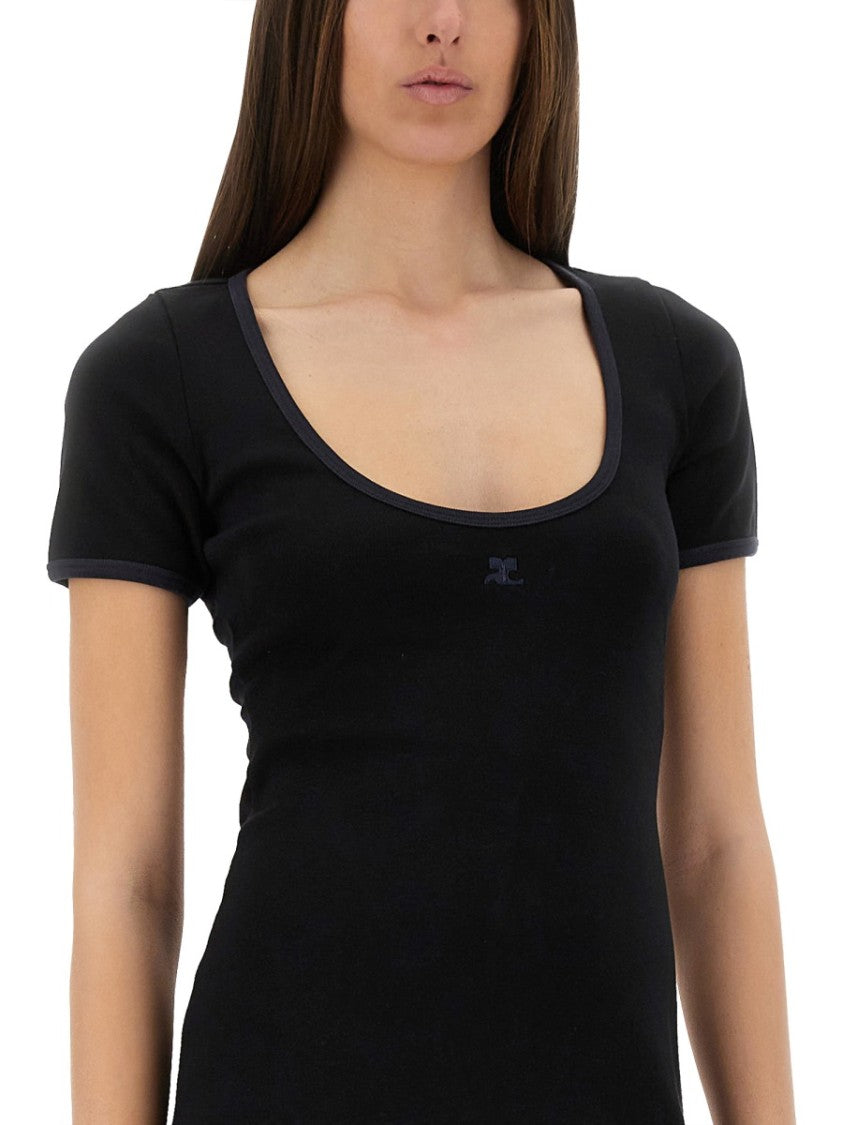 "Holistic Contrast" Mini Dress