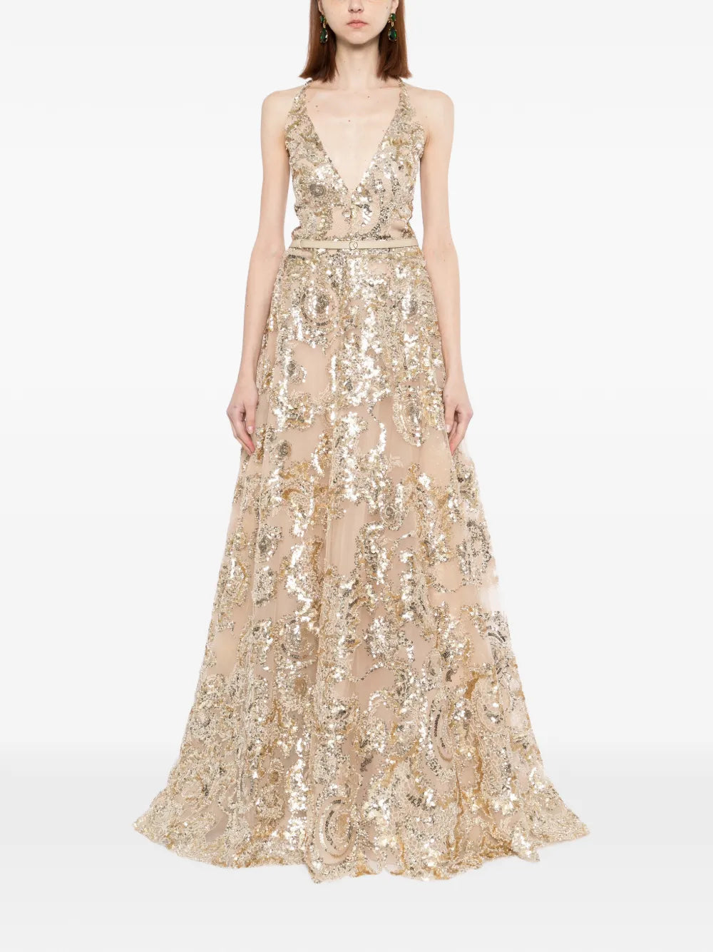 Embroidered Long Dress