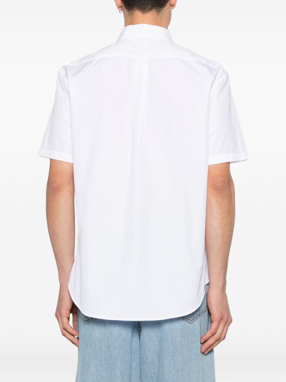 Short-Sleeve Silk-Nylon Shirt