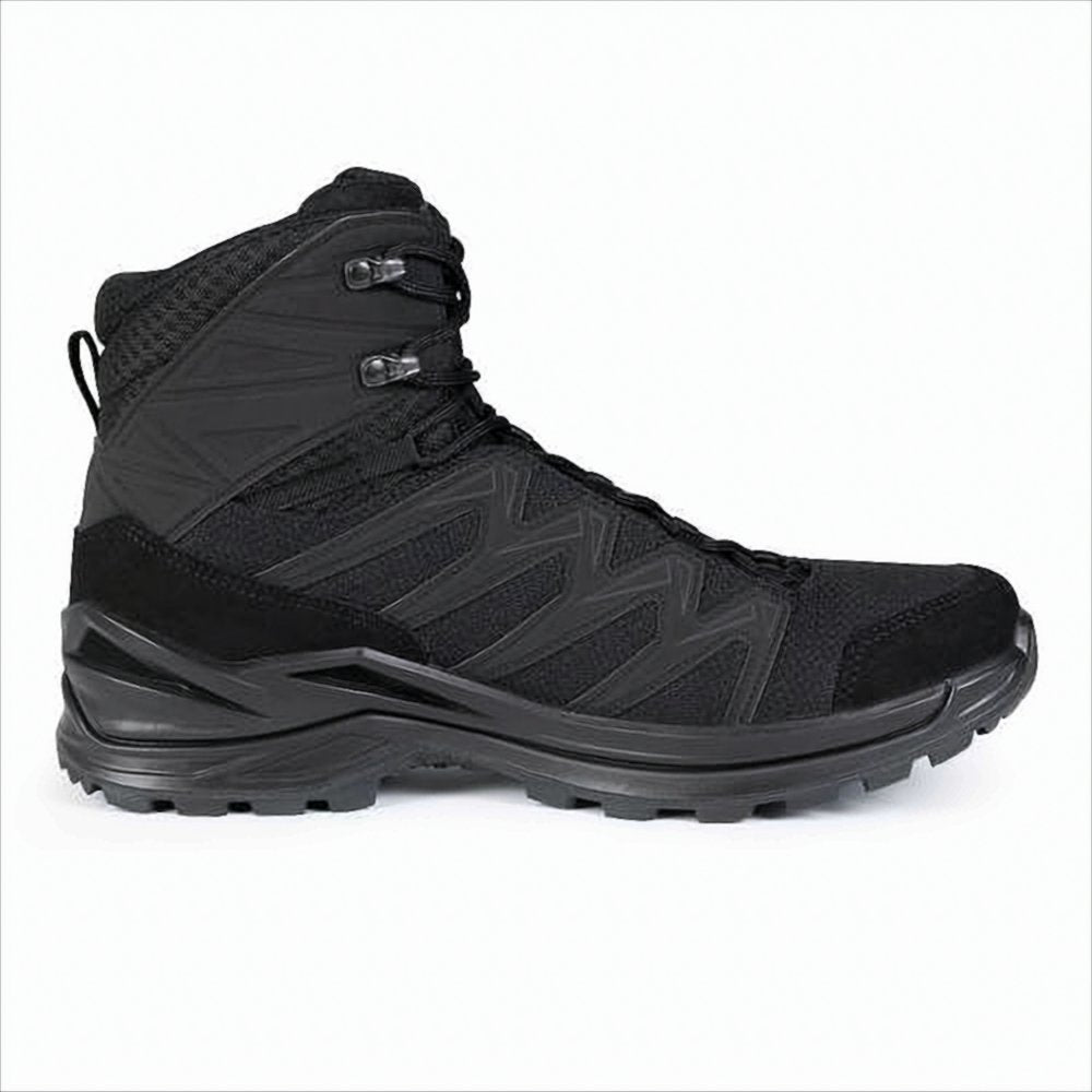 High-Top Boots with Rugged Sole and Functional Design