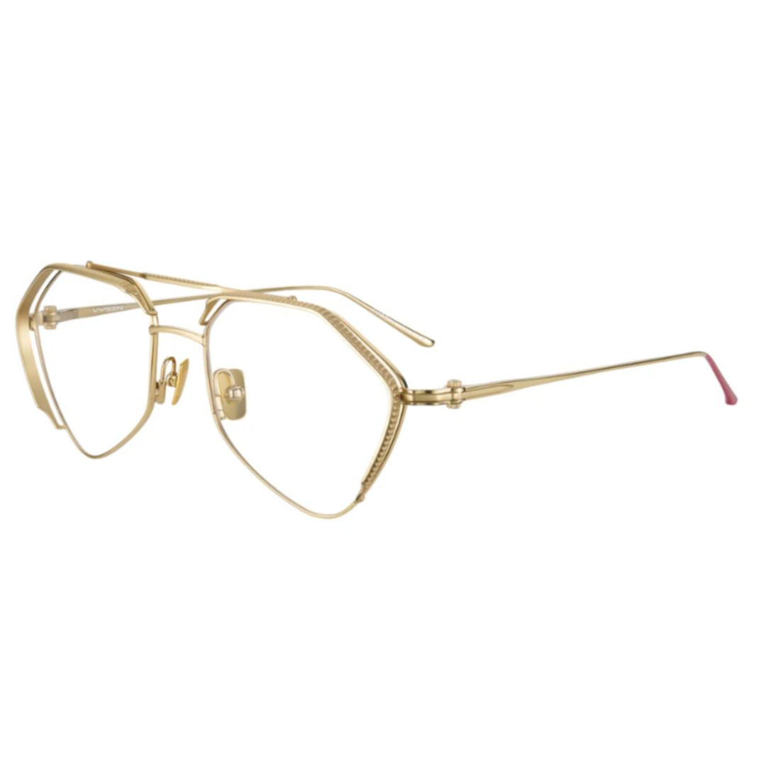Thone Collection Tn-1 Geometric Gold-Tone Aviator Sunglasses