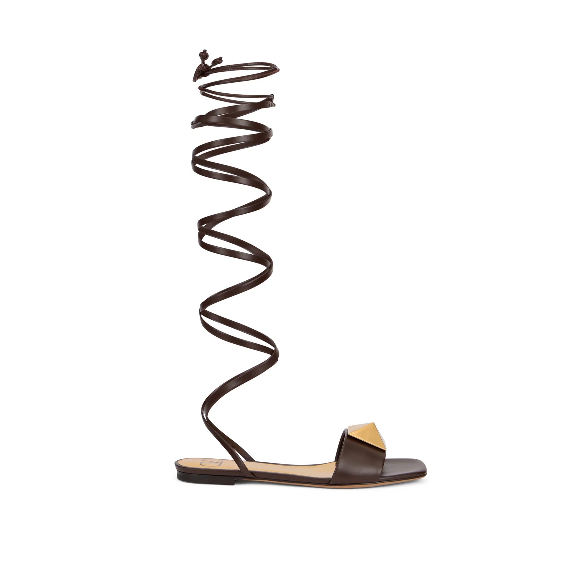 Spiral Wraparound Ankle Sandals