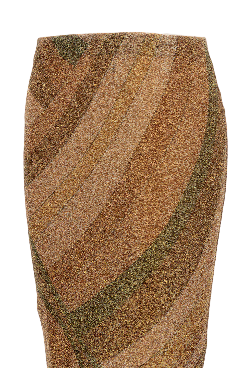 Jersey Lame' Midi Skirt