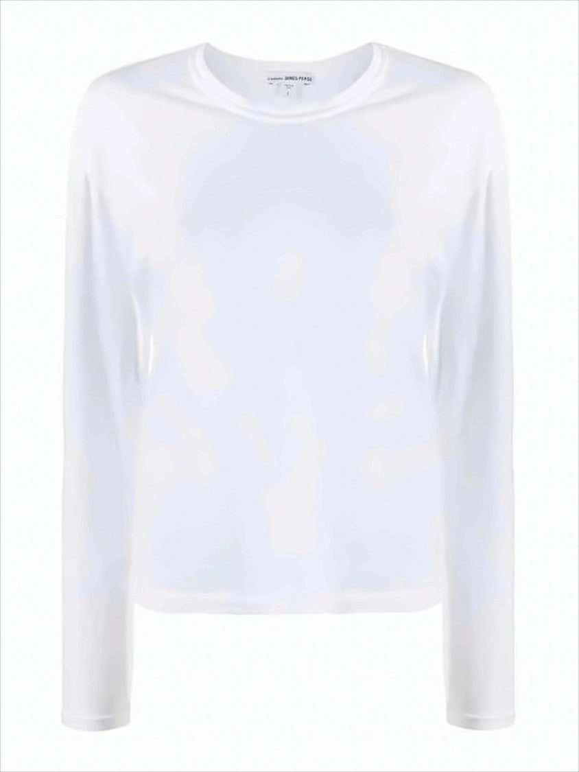 Long-Sleeved Crew Neck Top with Design
