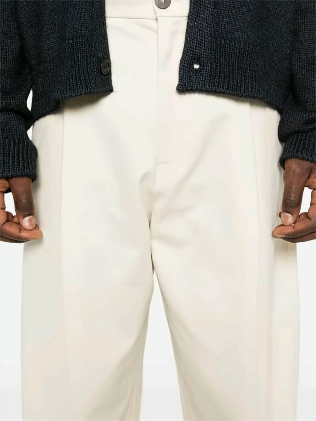 Wide-Leg Straight Cut Pants