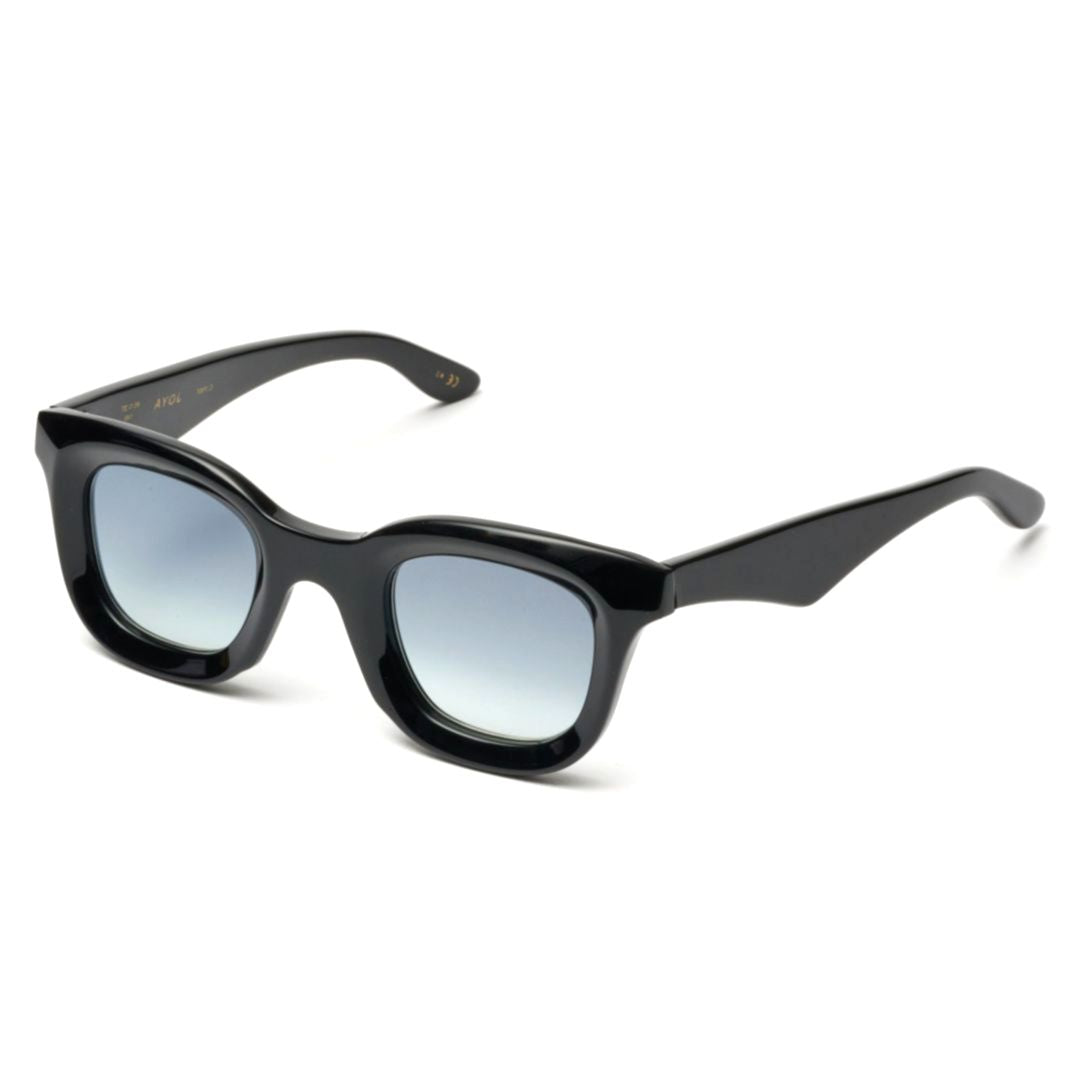 Joya Square Frame Sunglasses with Gradient Blue Lenses
