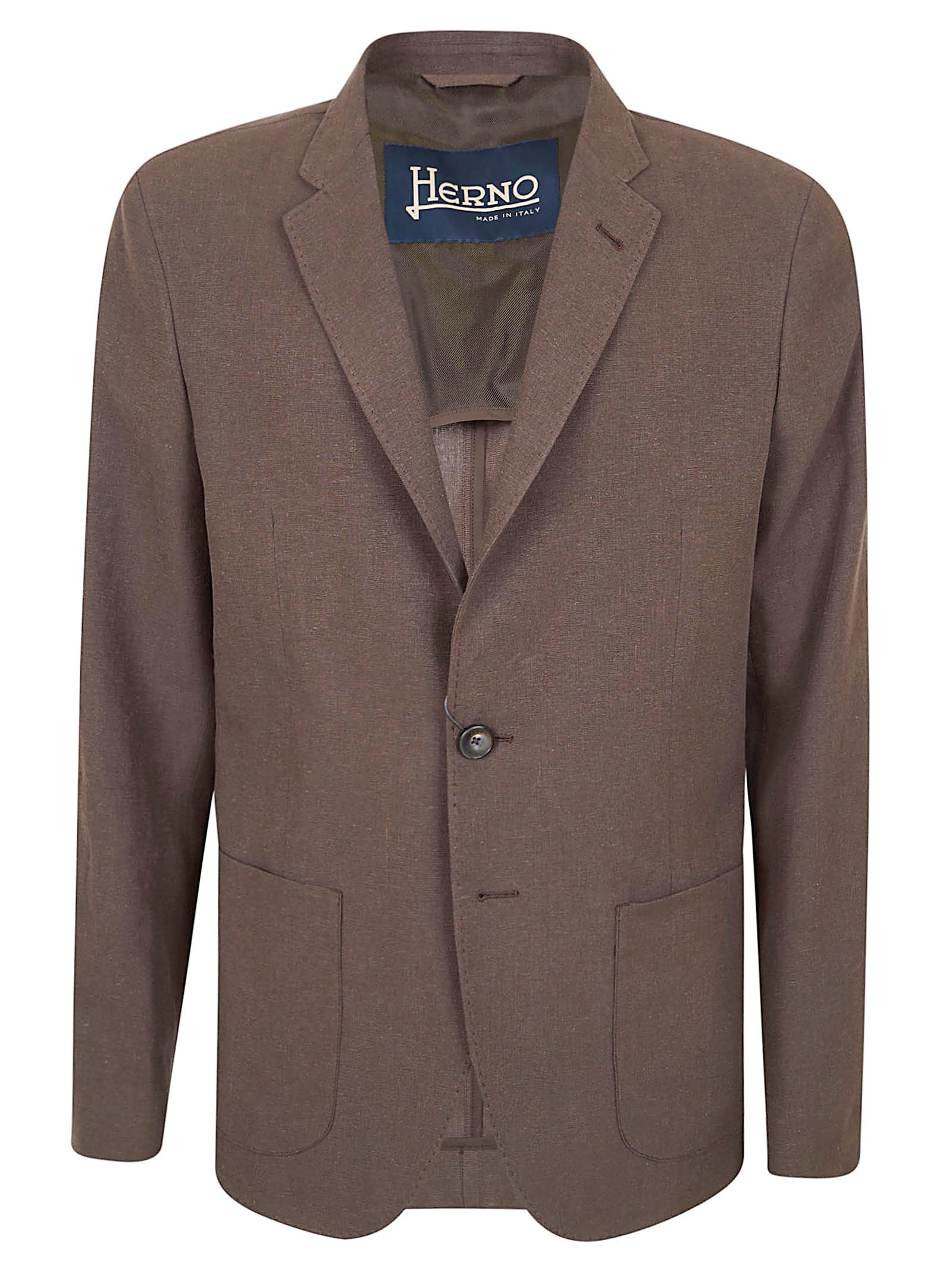 Lightweight Linen-Cotton Blend Jacket