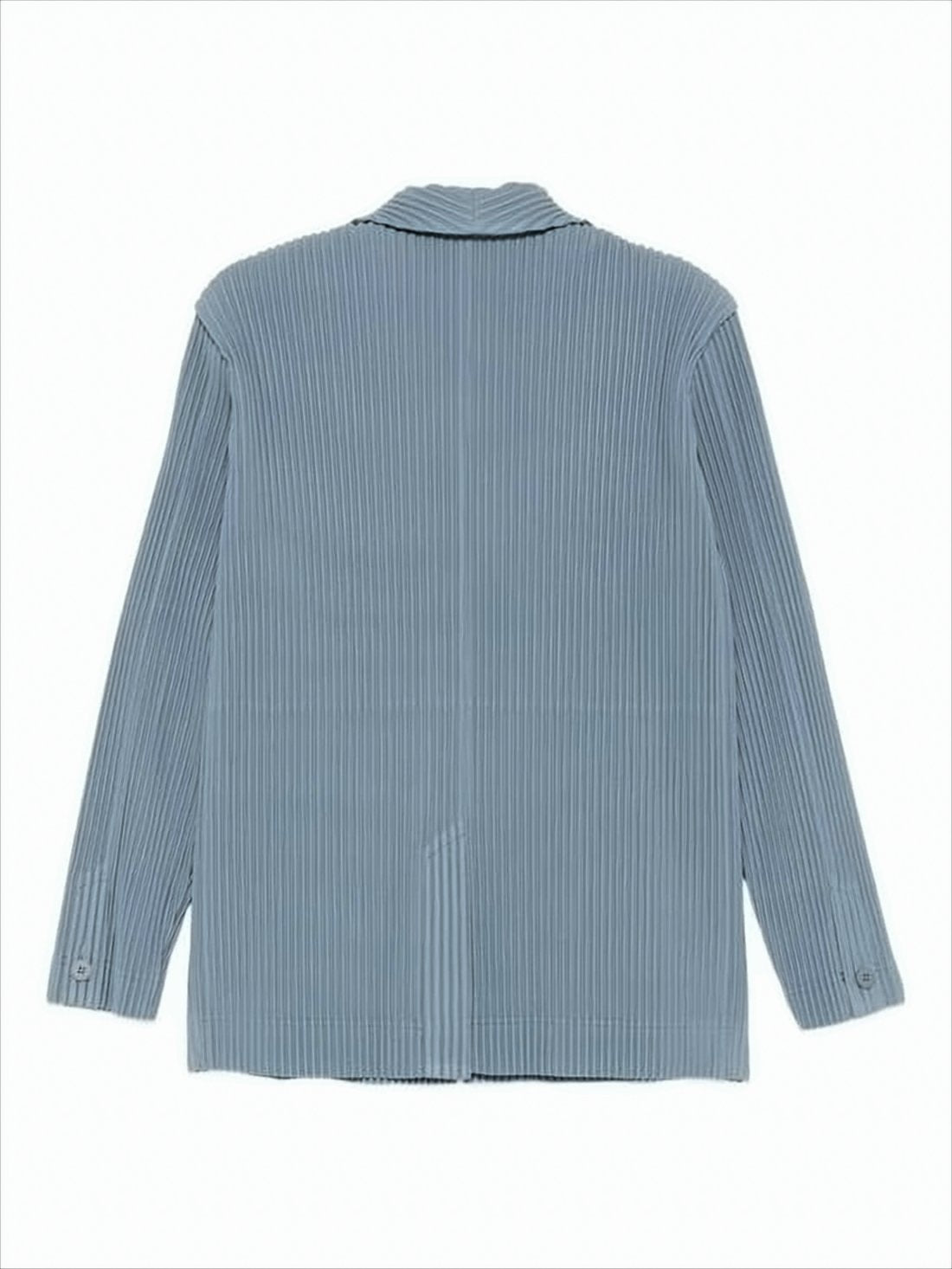 Finely Pleated Blue Jacket