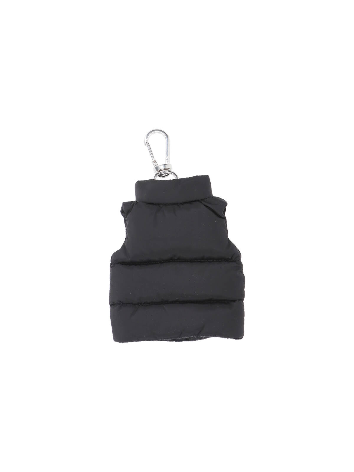 Black Mini Padded Vest-Shaped Keychain