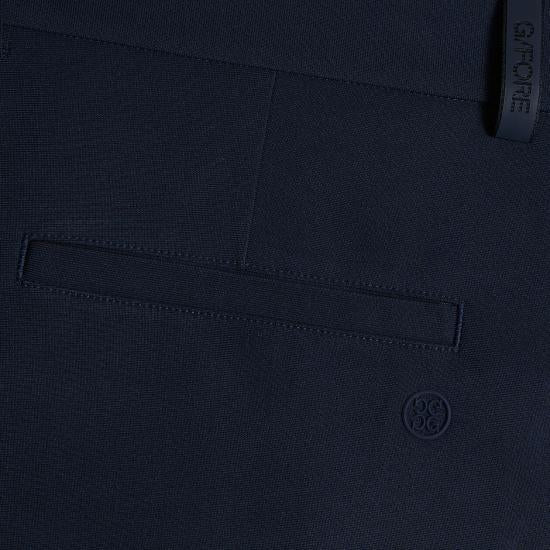 Burgundy Straight Pants With Tailored Silhouette And Discreet Details