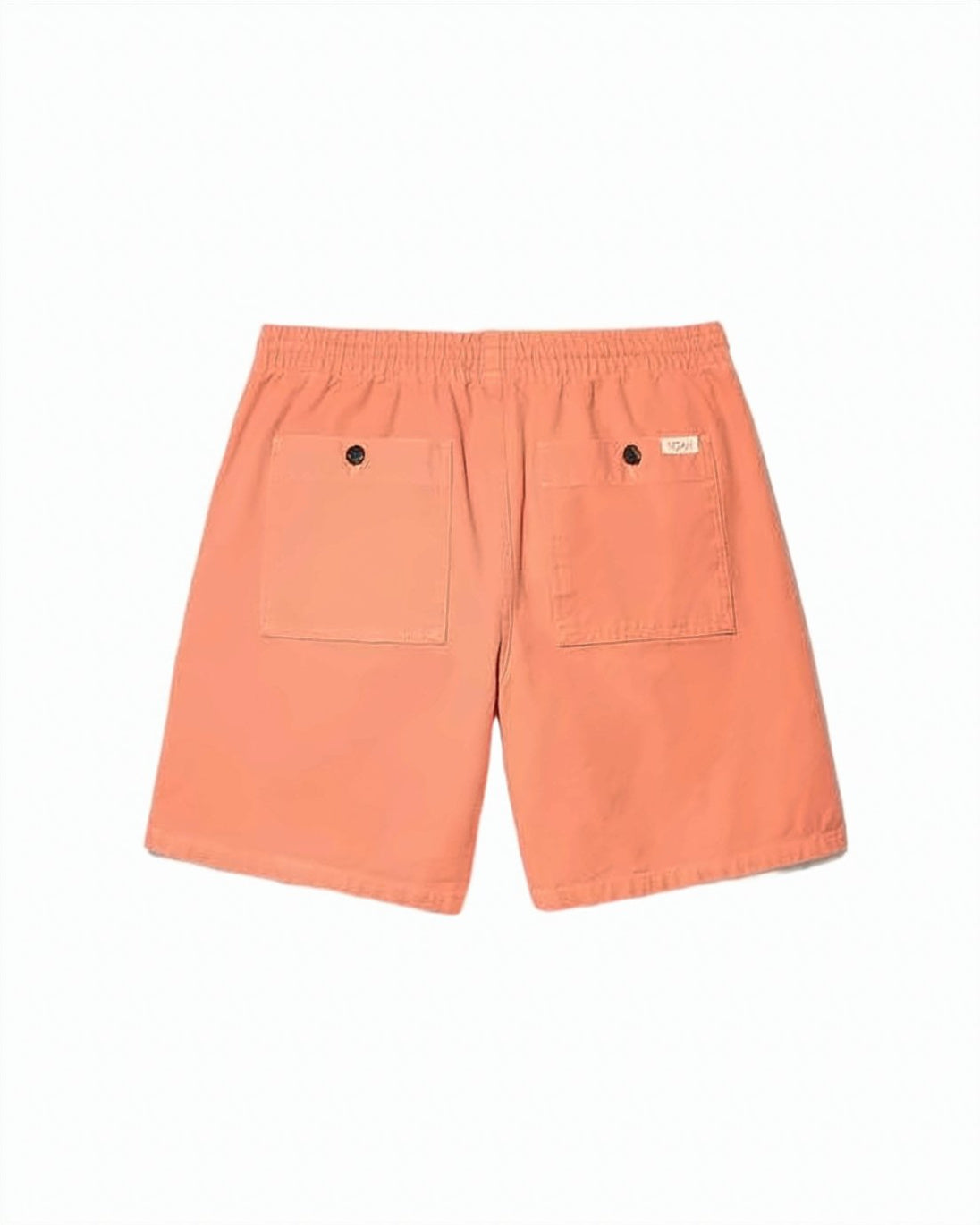 Relaxed-Fit Orange Shorts with Elastic Waistband