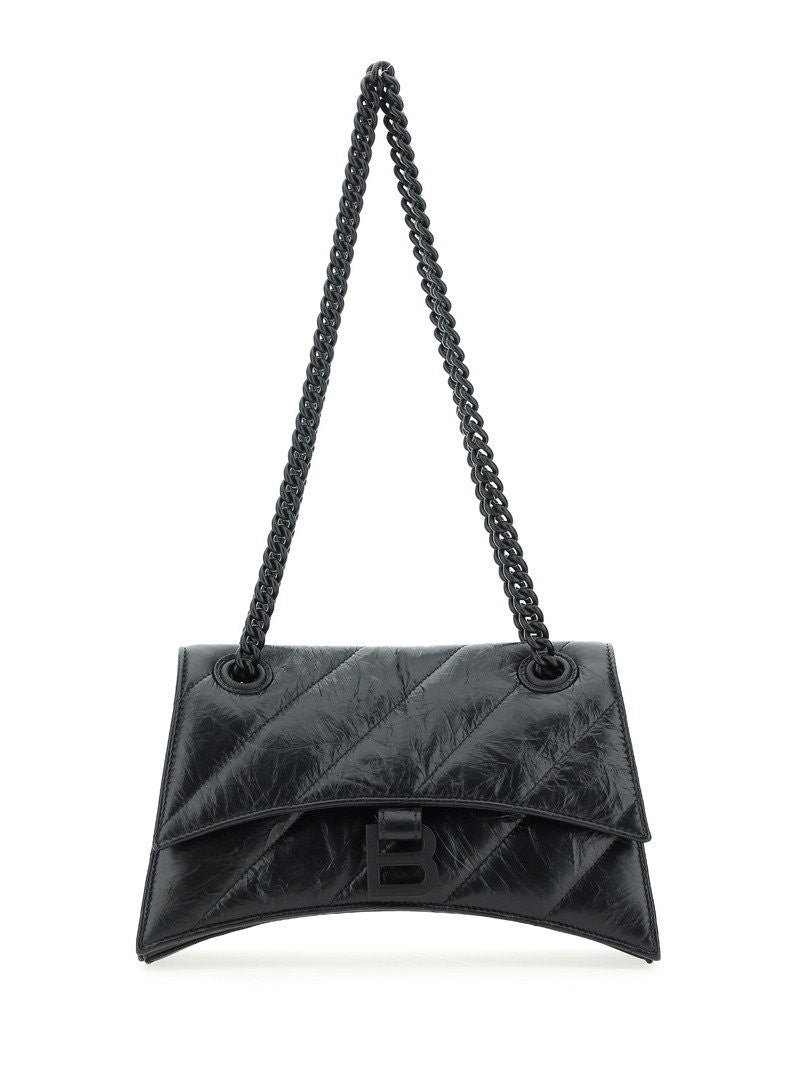 Glossy Quilted Shoulder Bag