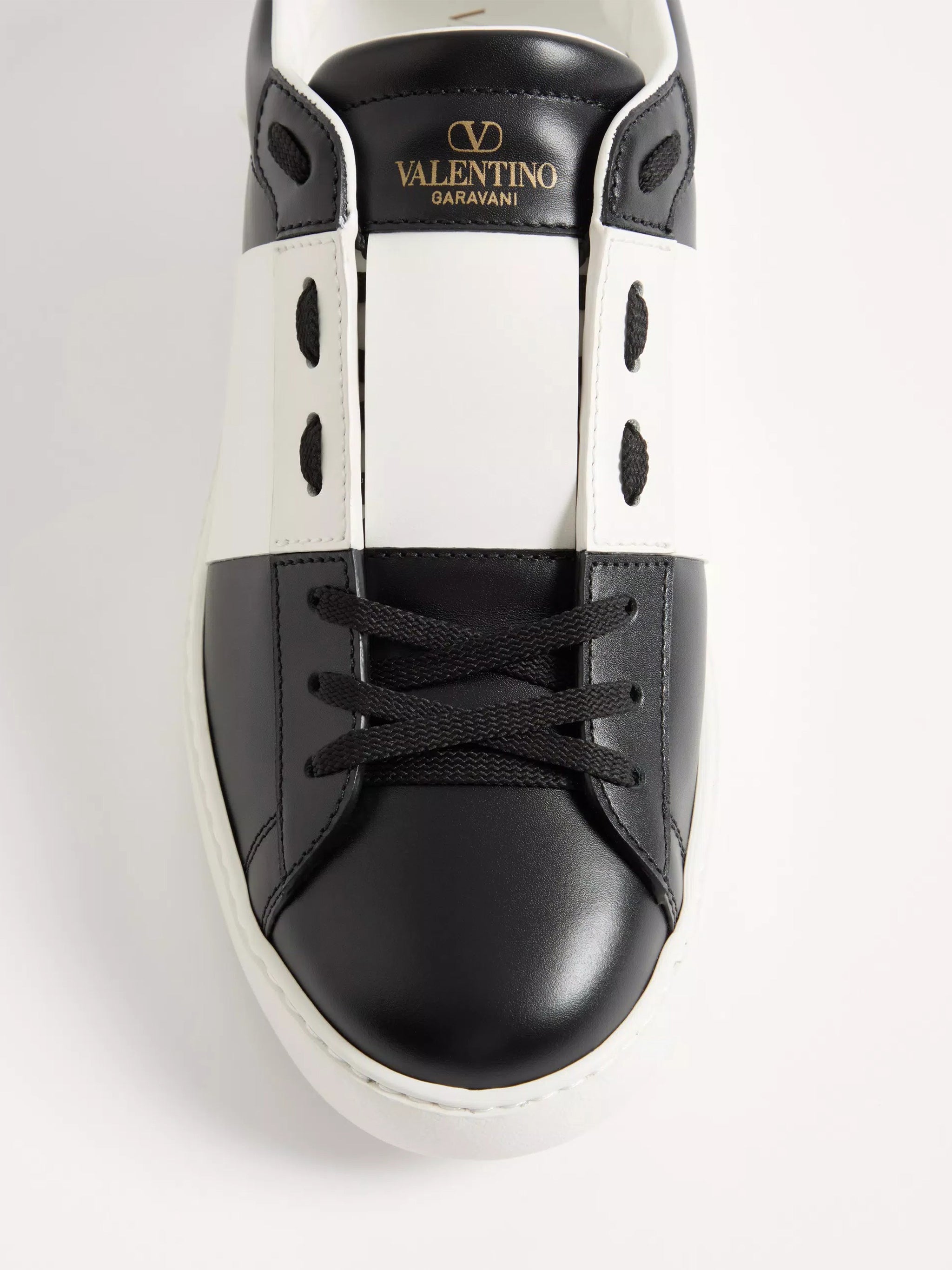 Black/White Sneaker Low-Top Color Block Sneakers