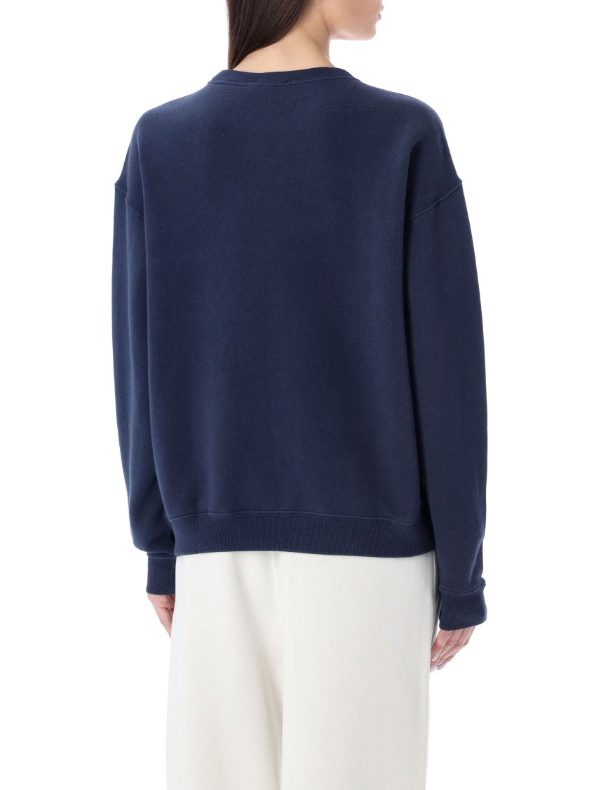 Crewneck Sweatshirt With Signature Embroidery