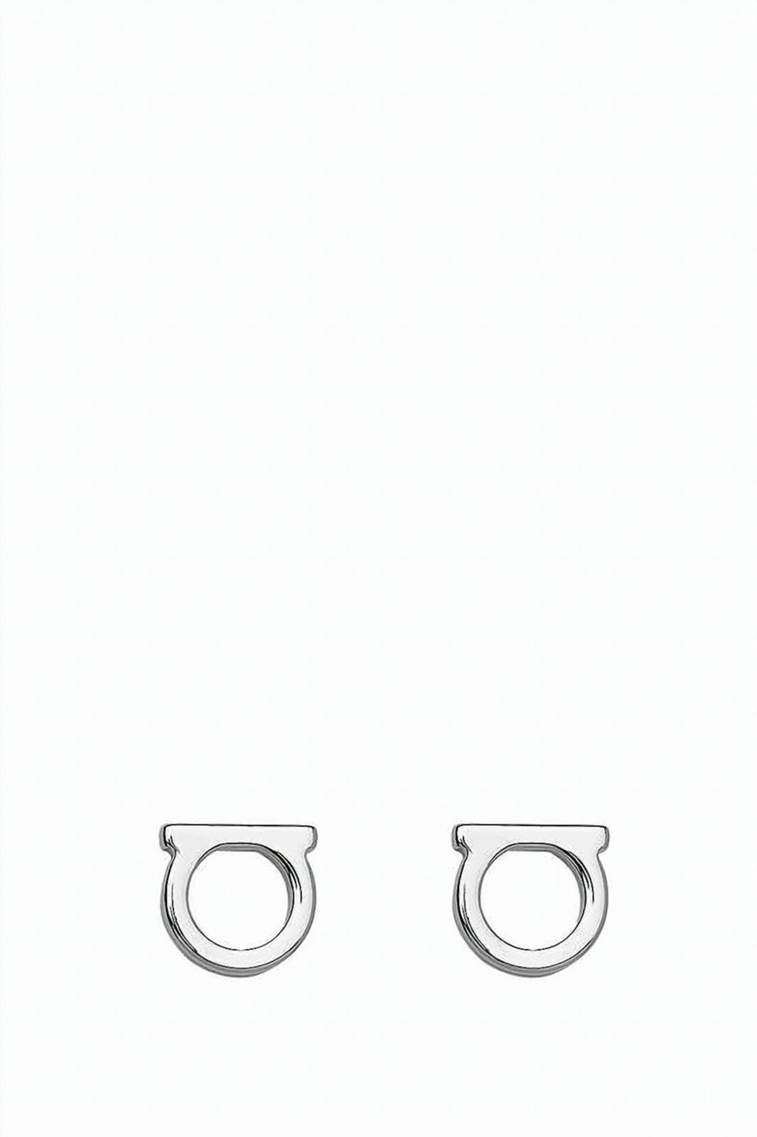 Circular Motif Silver Earrings with Polished Finish