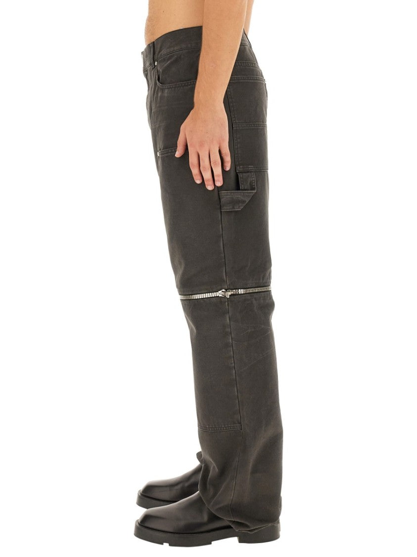 Relaxed Fit Black Jeans