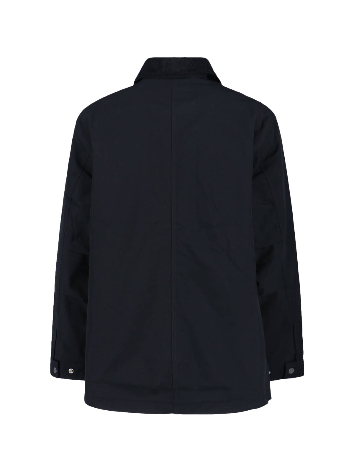 Black Adair Nylon Canvas Casual Jacket
