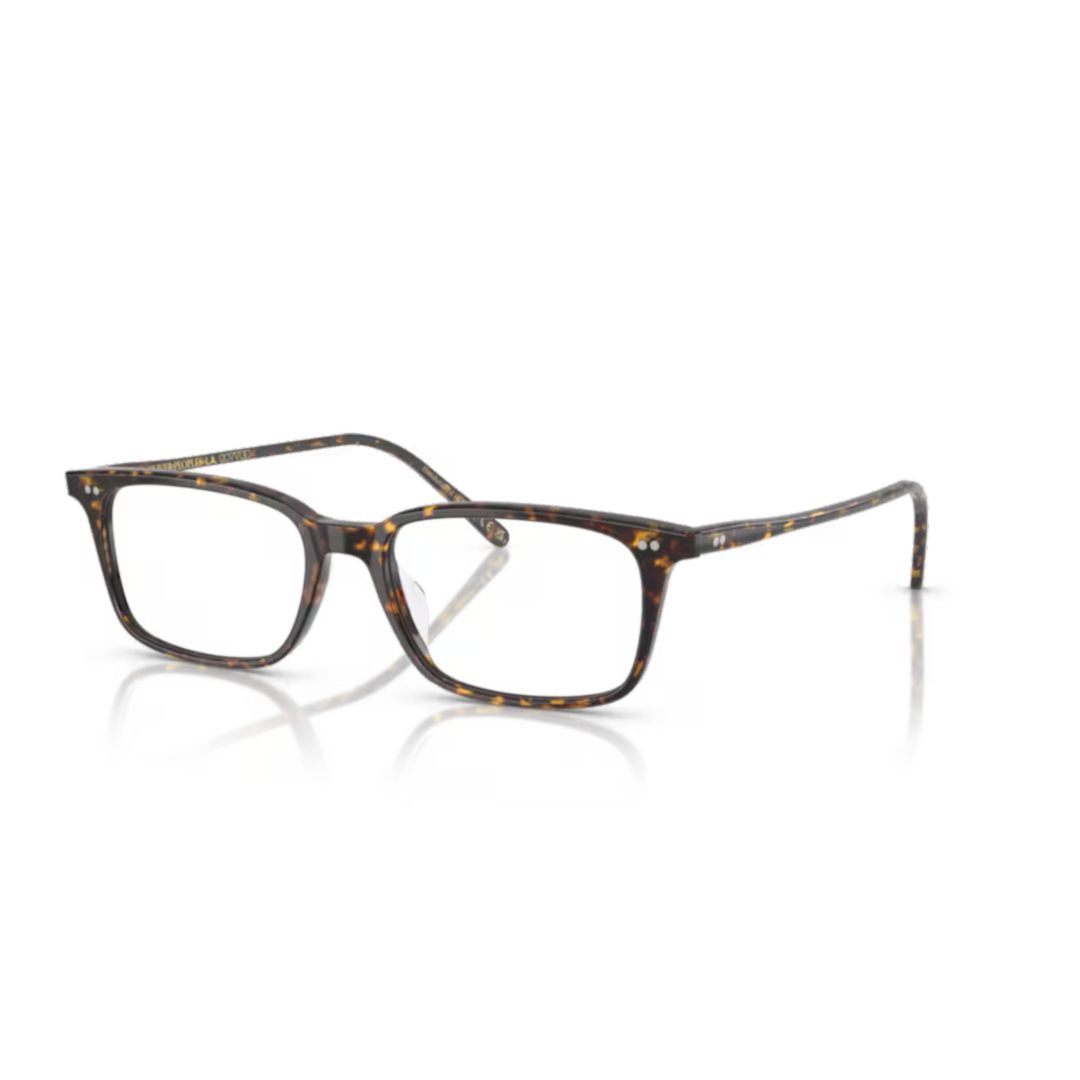 0ov5579u Rectangular Tortoiseshell Acetate Eyeglasses