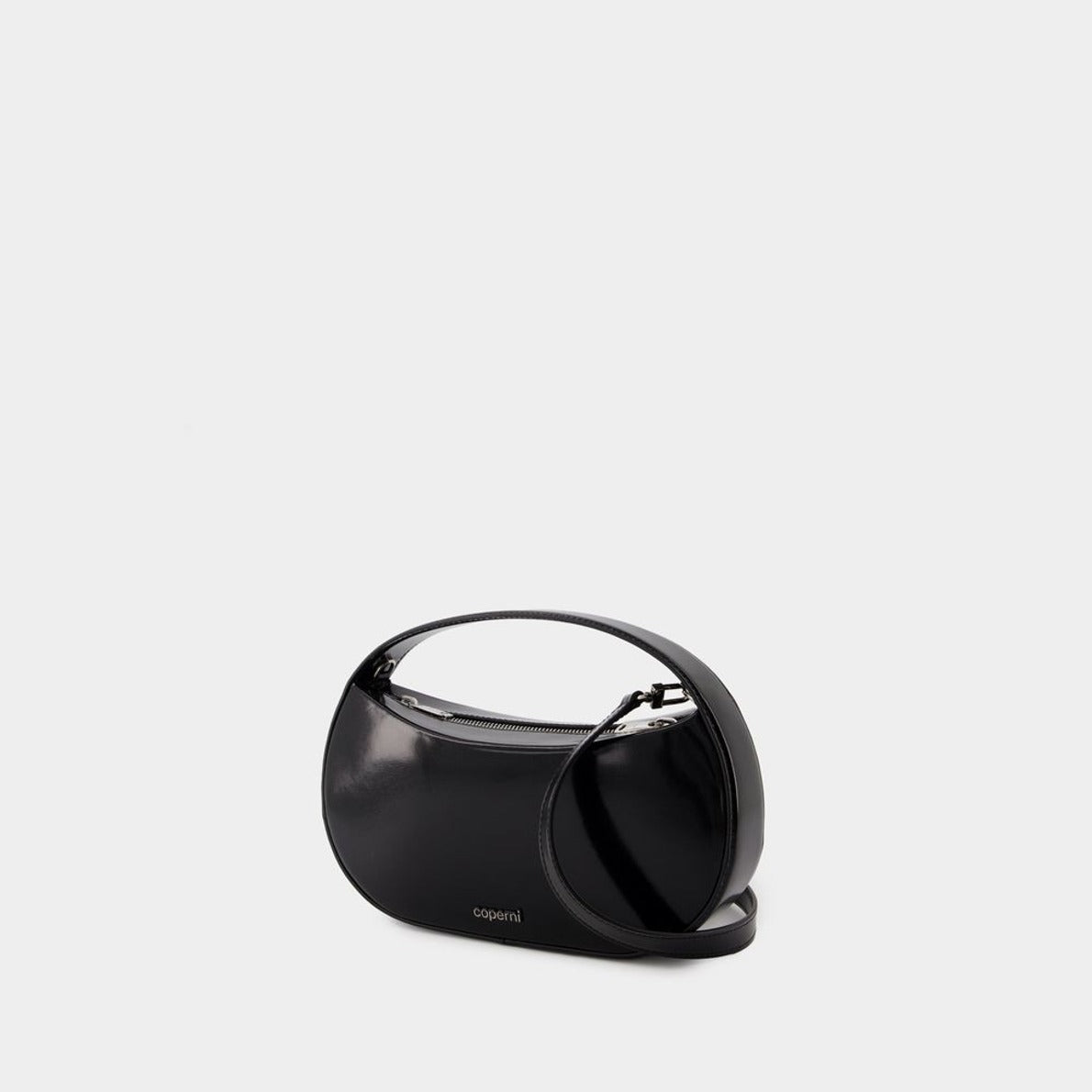 Small Sound Swipe Bag - Leather - Black
