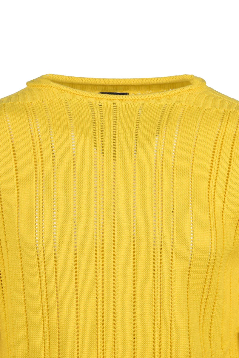 Cotton Cashmere Sweater - Yellow