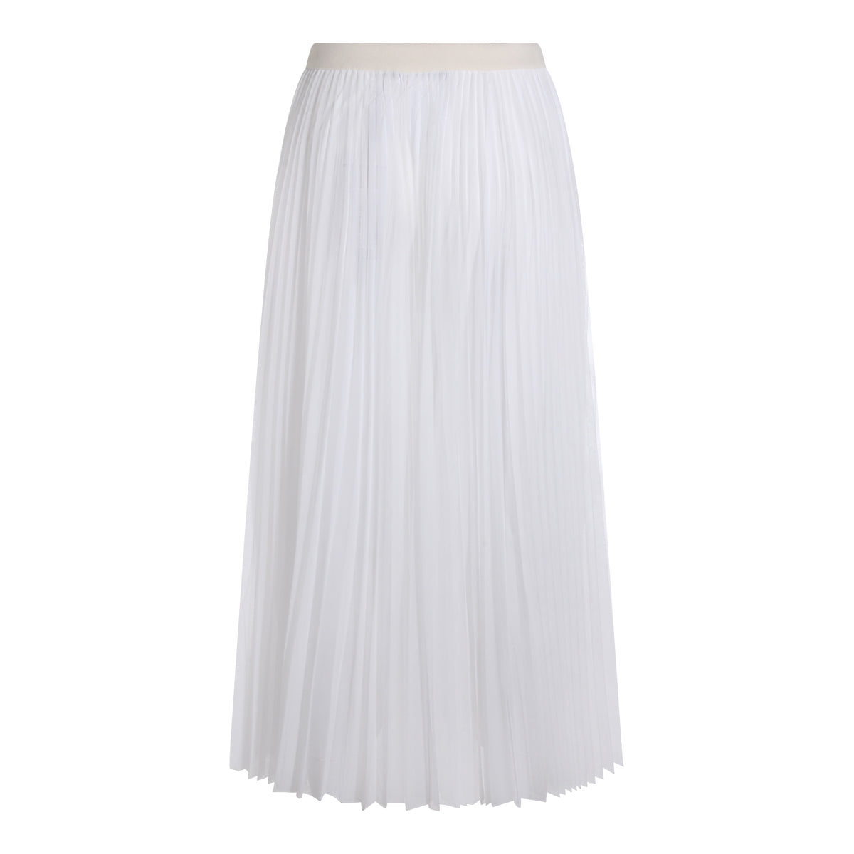 Midi Skirt With Pleated Design