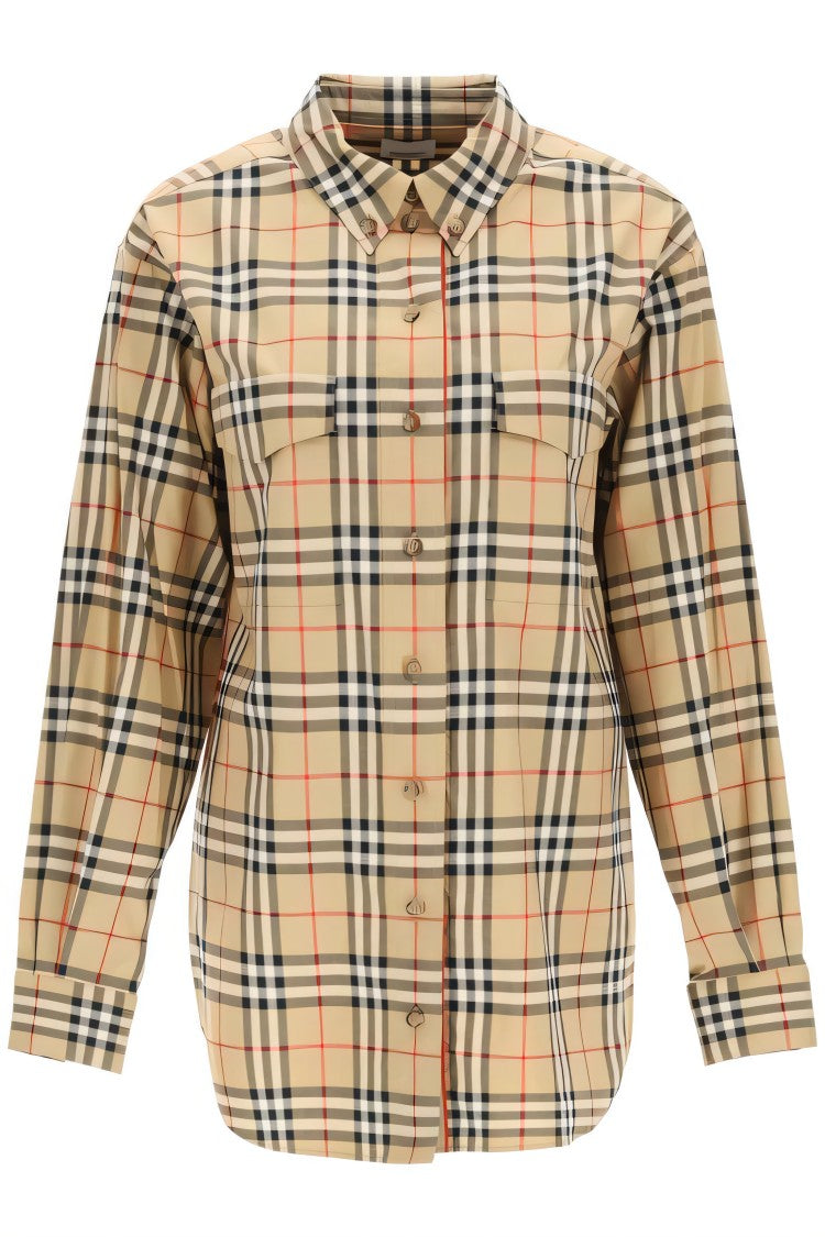 Classic Plaid Shirt with Utility Pockets