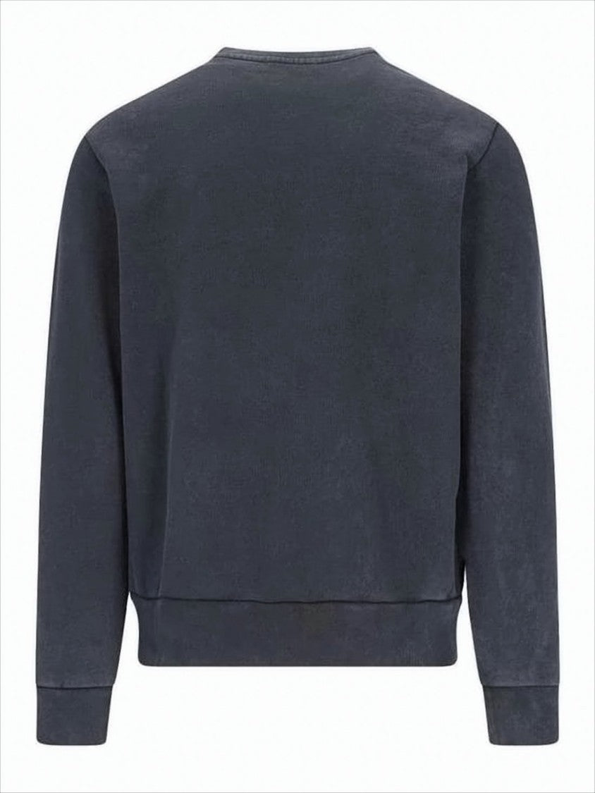 Relaxed-Fit Long Sleeve Sweatshirt with Embroidered Logo
