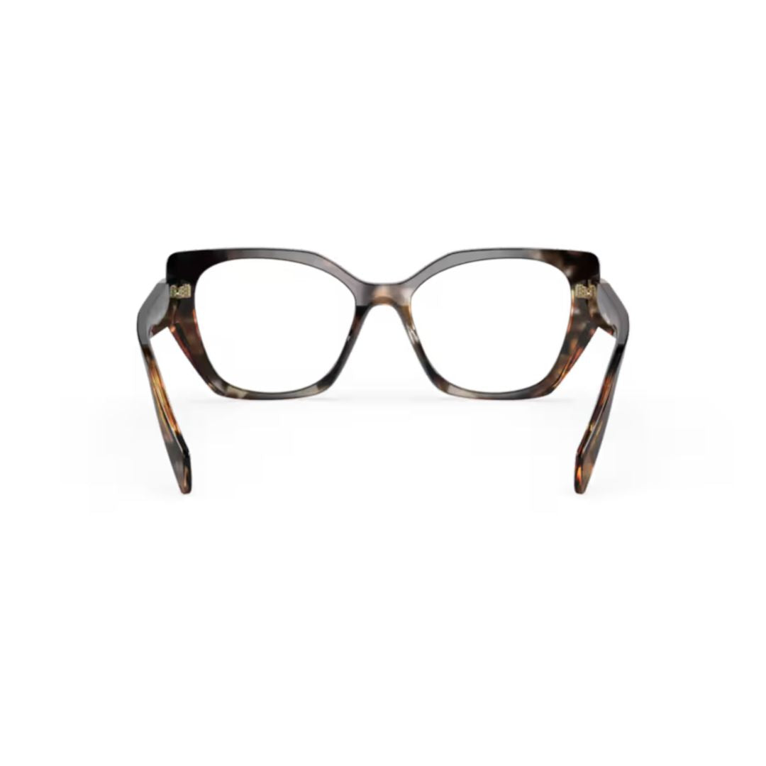 0pr 18wv Oversized Square Tortoiseshell Frame Eyeglasses