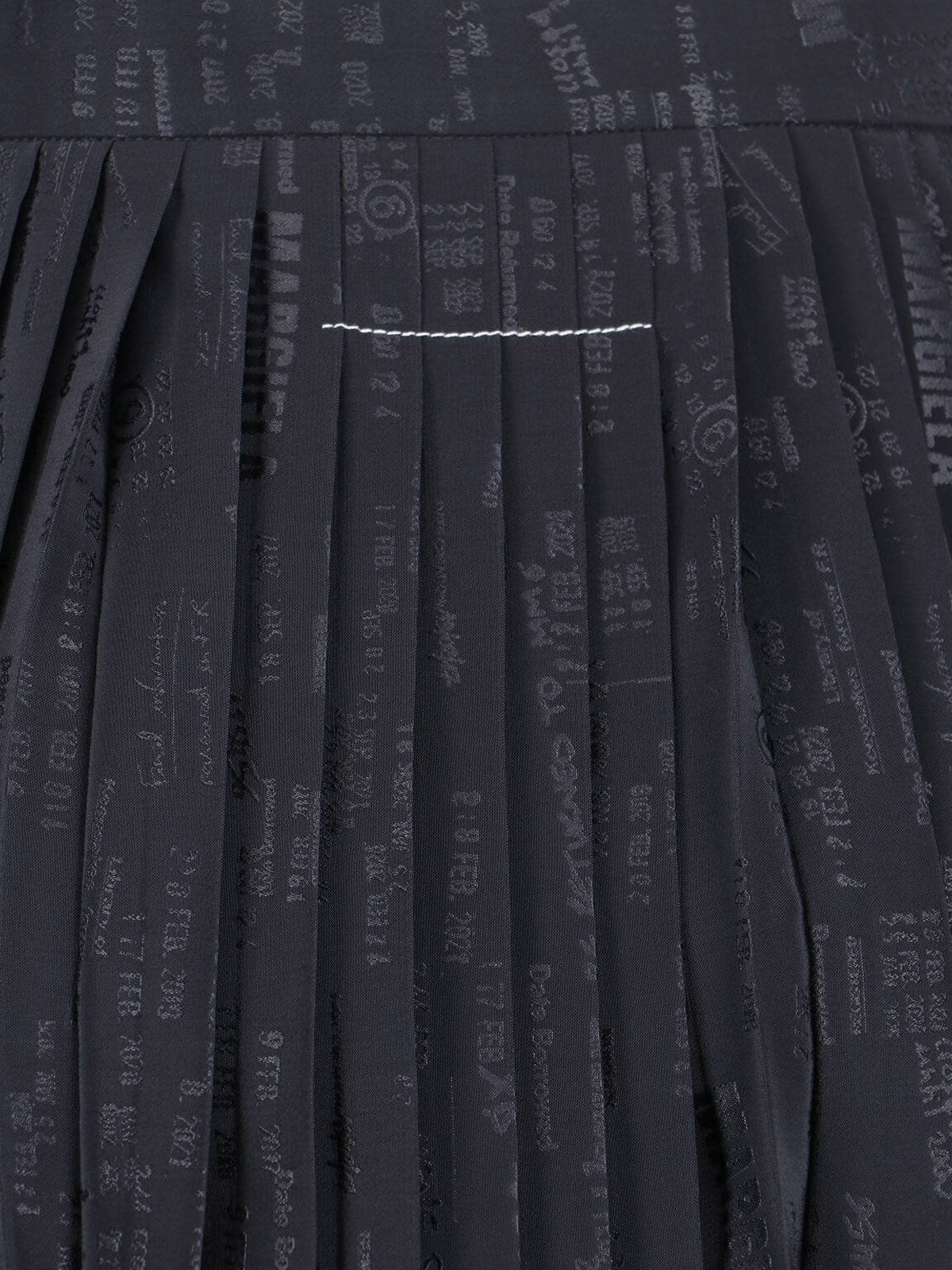 Pleated Midi Skirt – Black
