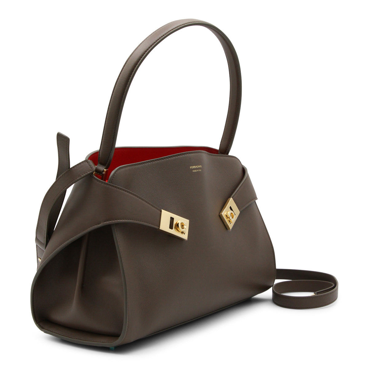 Structured Top Handle Handbag