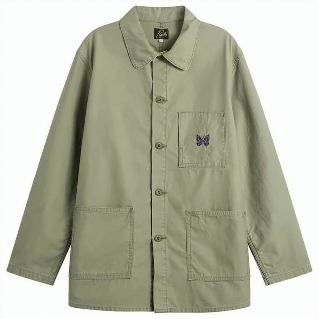 Lightweight Button-Up Jacket with Classic Collar