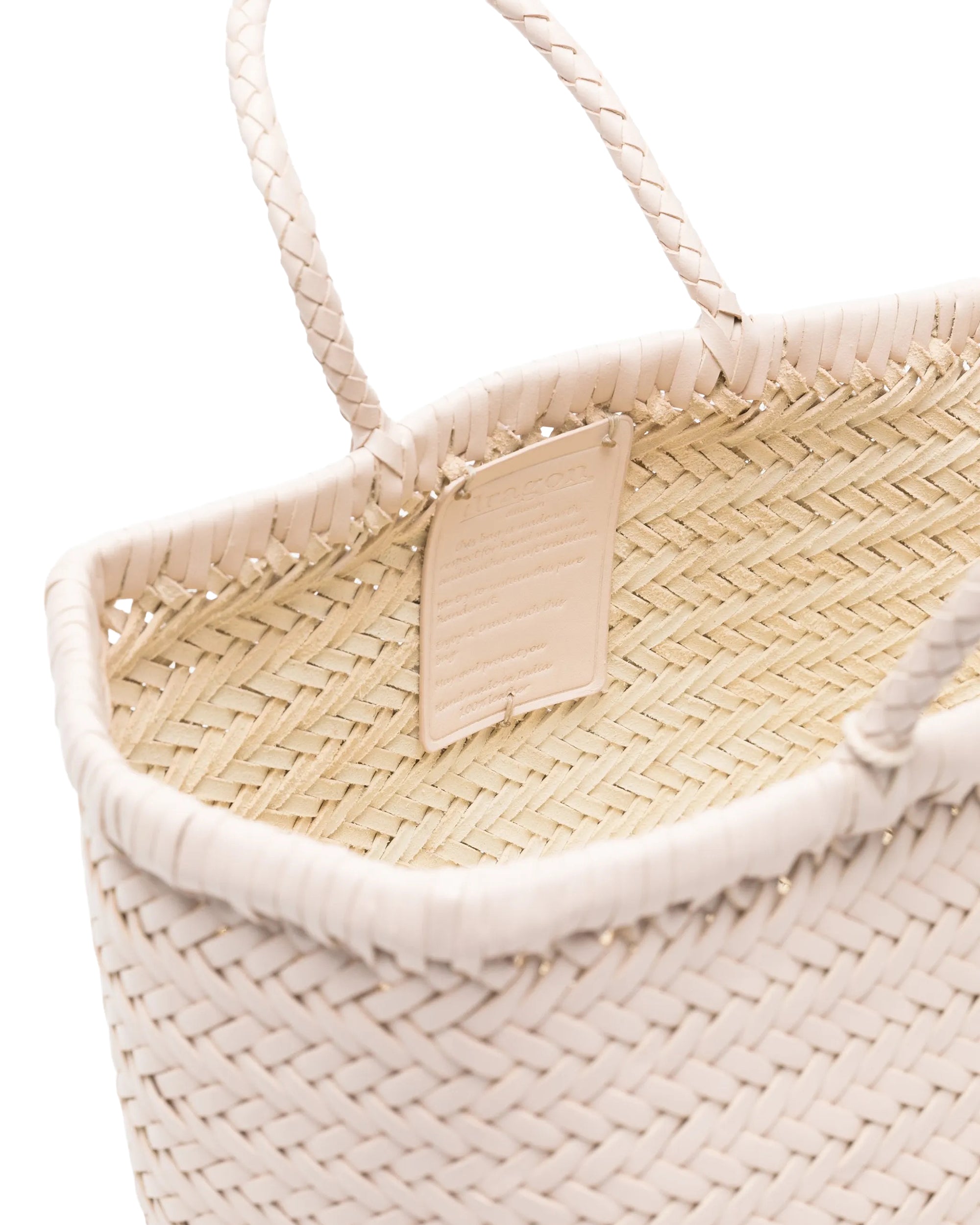 Handwoven Triple Jump Small Basket Bag