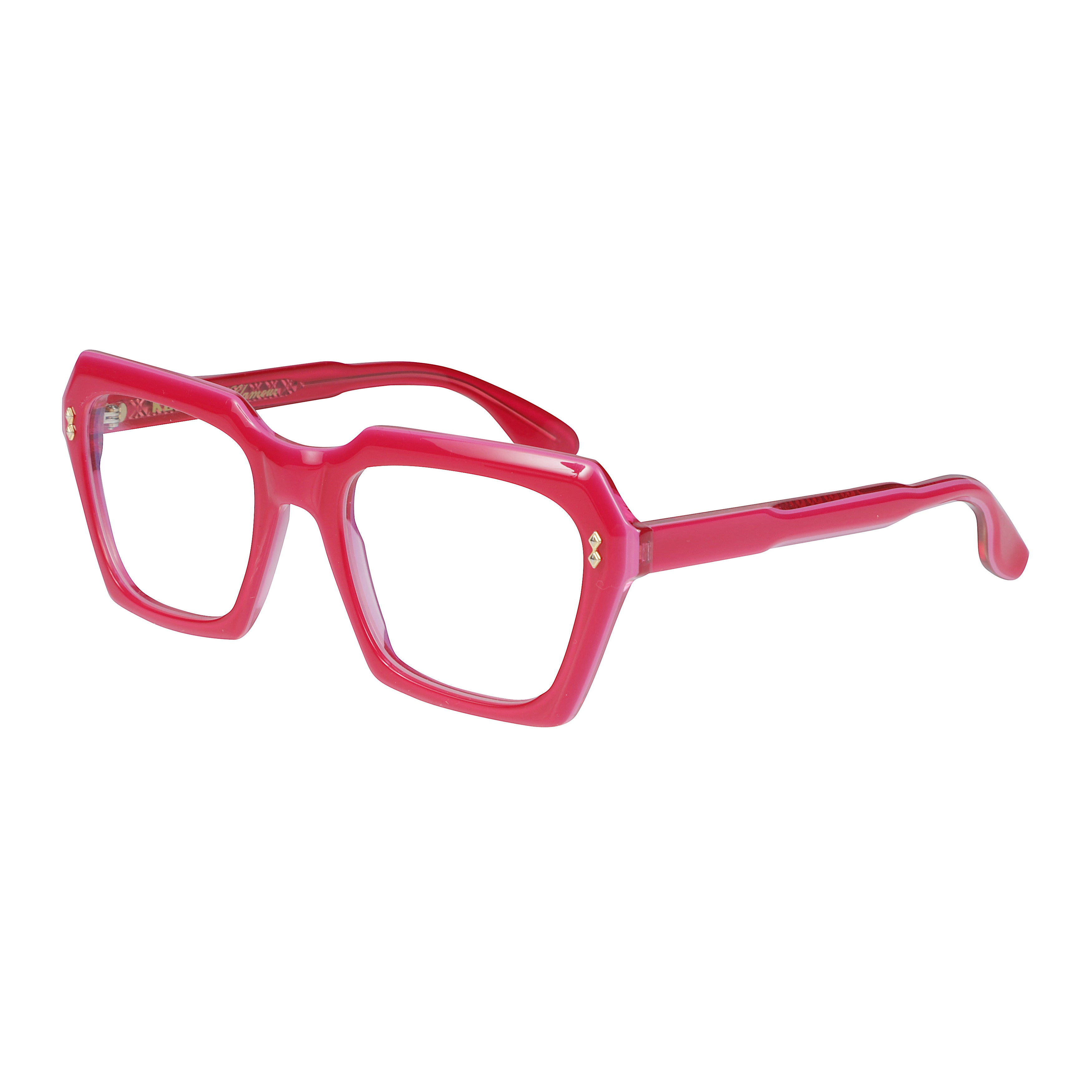 Klara Glamour Bold Oversized Square Frame Eyeglasses