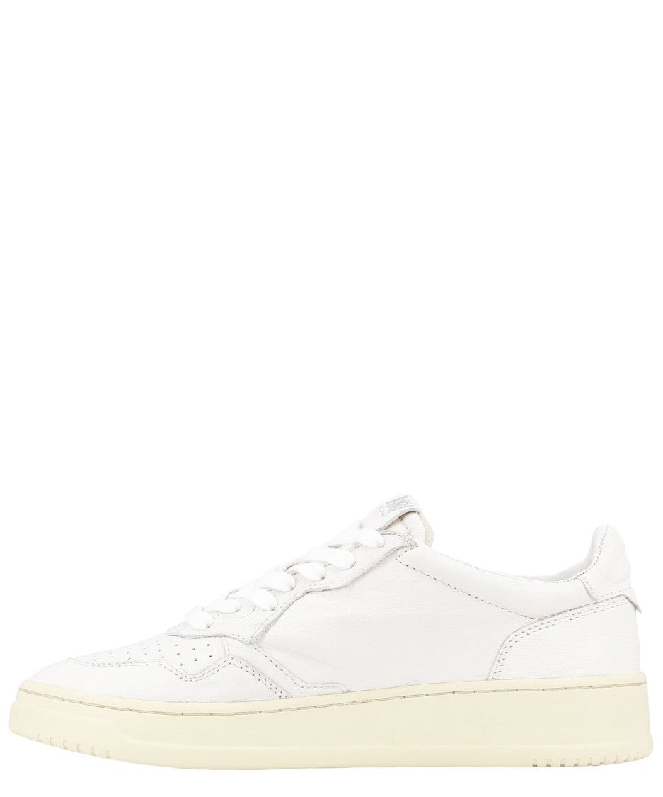 Low-Top Sneakers With Perforated Detailing