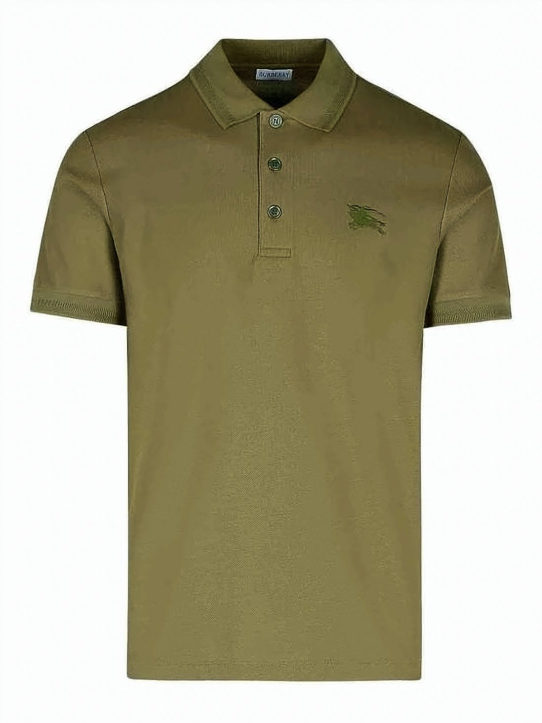 Tailored Green Cotton Polo Shirt