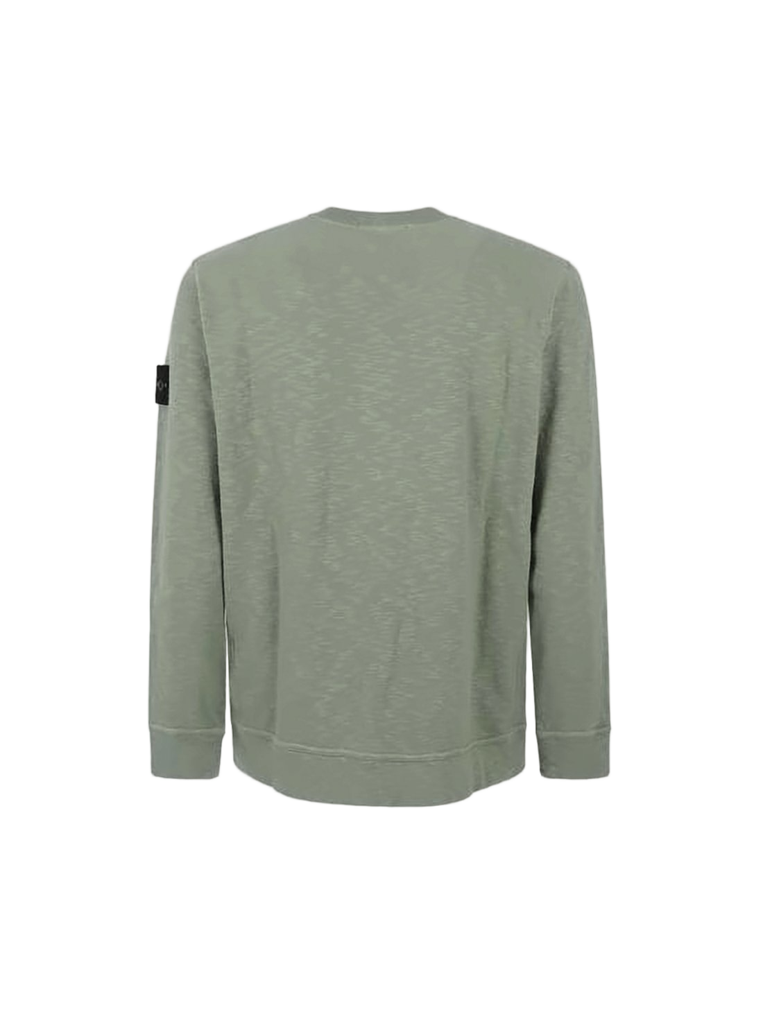 Long-Sleeve Crewneck Sweatshirt with Textured Finish