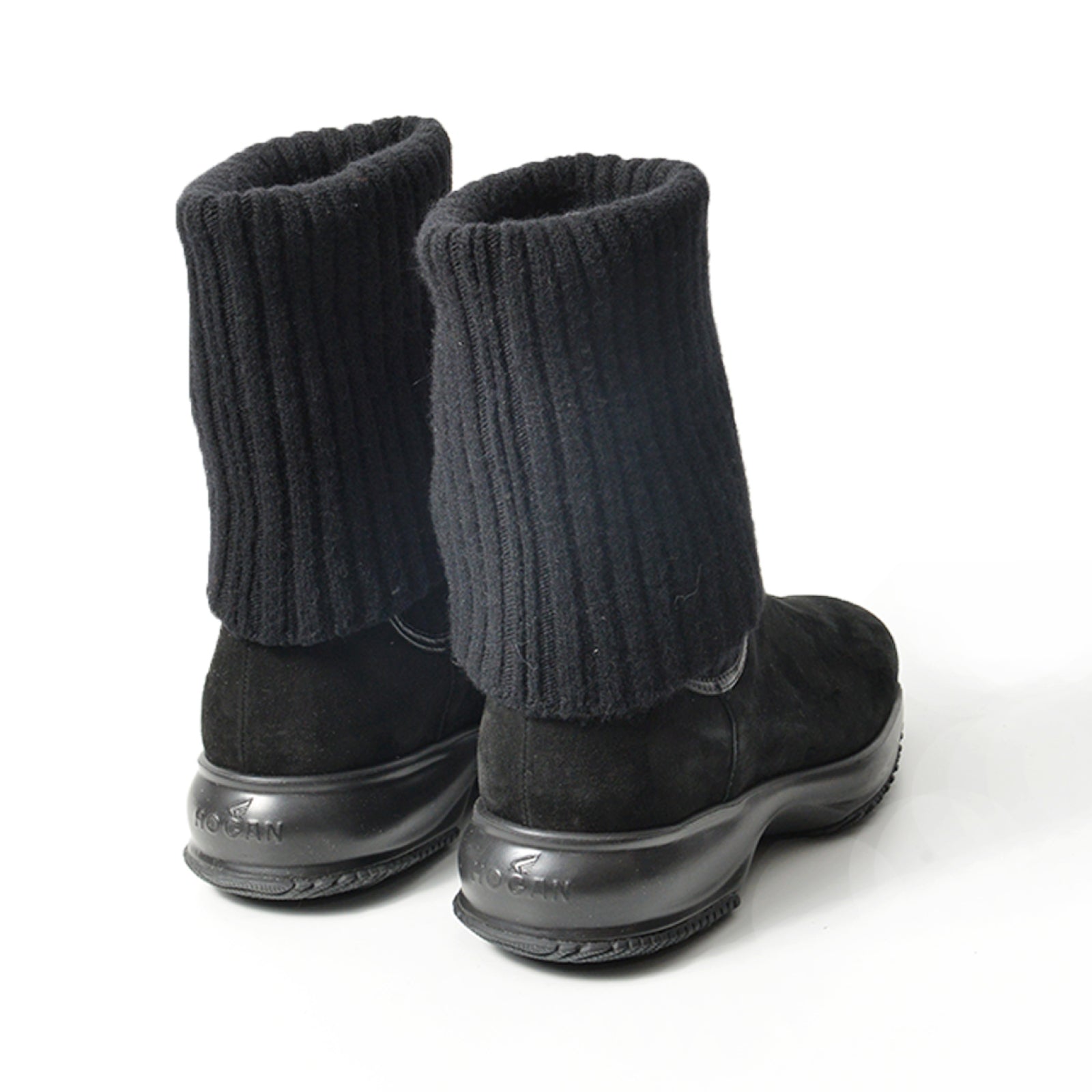 Chic Black Suede Ankle Boots