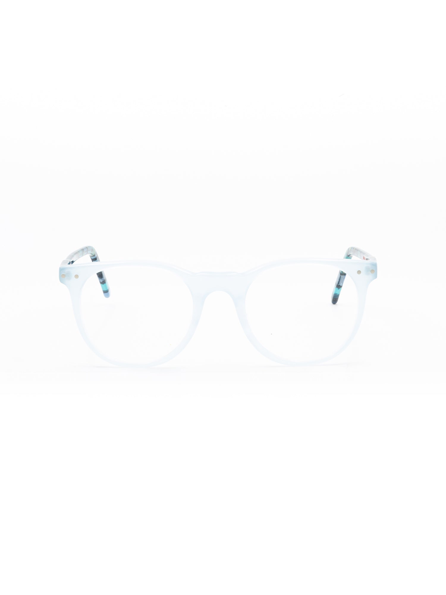 Multicolor Acetate Optical Frames with Patterned Temples