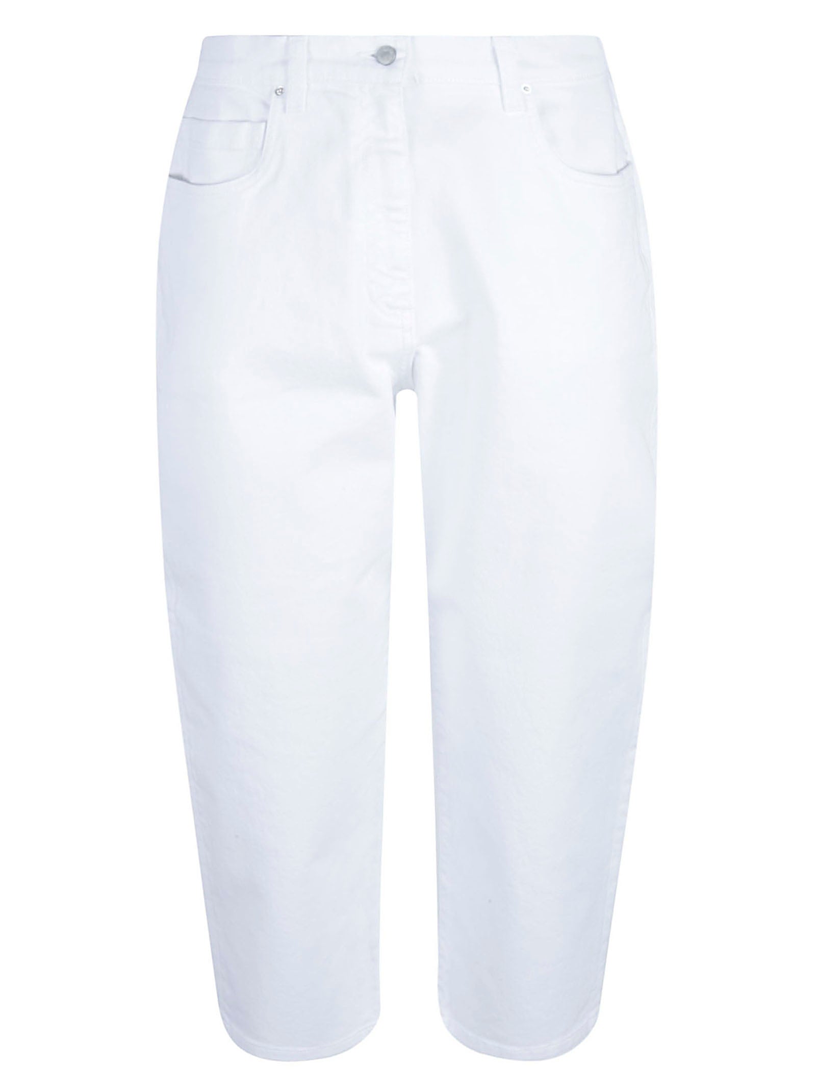 Straight-Leg Trousers with Classic Waistband