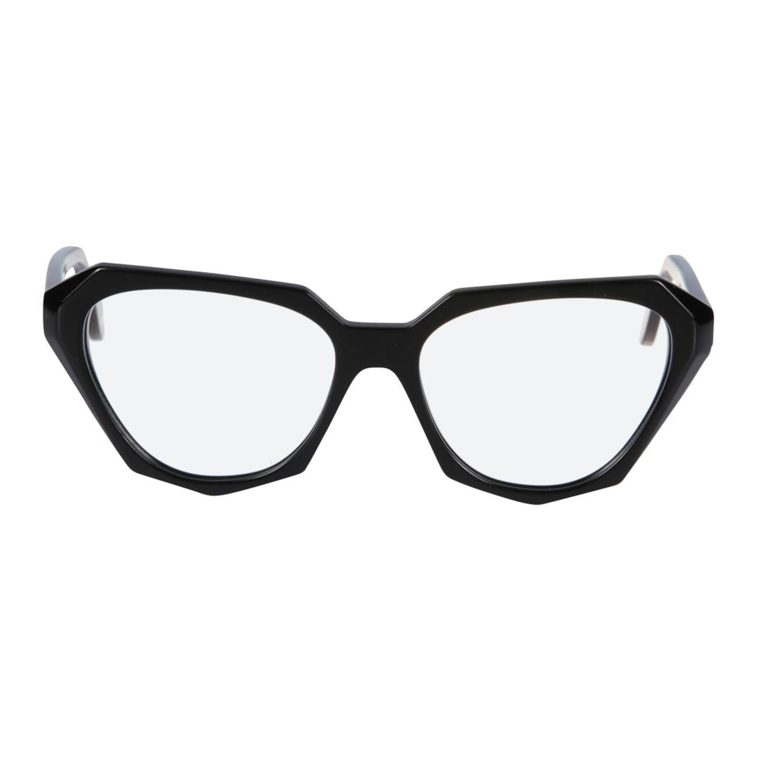 Katrin Light Geometric Frame Sunglasses with Glossy Black Finish